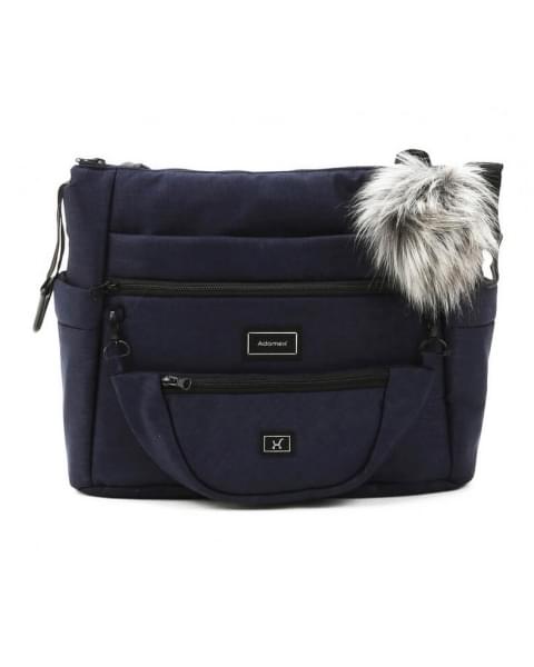 Детская коляска Adamex Vasco 3 в 1 V-TK67 LUX (СИНИЙ)