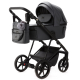 Детская коляска Adamex Vasco Deluxe 2 в 1 V-SA05 (ТЕМНО-СЕРАЯ КОЖА)