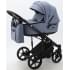Детская коляска Adamex Zico 3 в 1 Z-TK02 ГОЛУБ.ДЖ.ТК