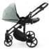Детская коляска Adamex Zico Deluxe New 2 в 1 ZN-SA20 (СЕРО-ЗЕЛЕНАЯ КОЖА)
