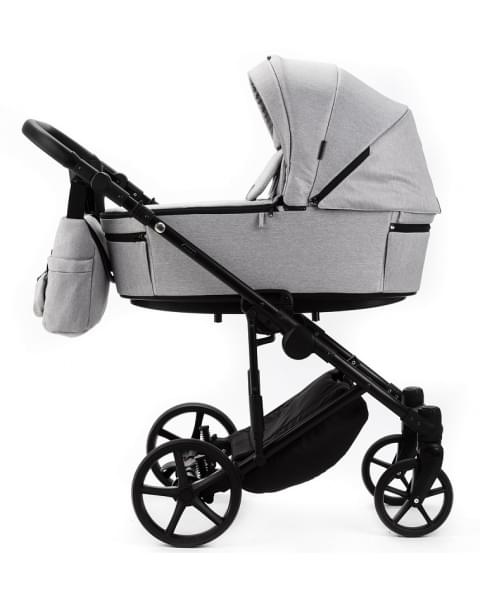 Детская коляска Adamex Zico New 2 в 1 ZN-TK01 TIP (СВЕТЛО-СЕРЫЙ)