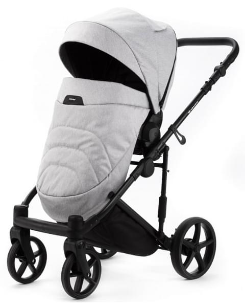 Детская коляска Adamex Zico New 2 в 1 ZN-TK01 TIP (СВЕТЛО-СЕРЫЙ)