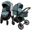 Детская коляска AmaroBaby Motus V2 2 в 1 бирюзовый