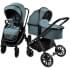 Детская коляска AmaroBaby Motus V2 2 в 1 бирюзовый