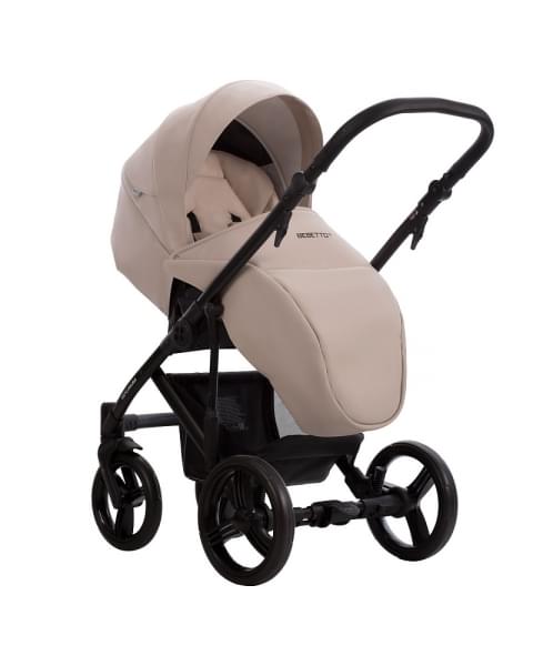 Детская коляска Bebetto Magnum Light Pro 3 в 1 с автокреслом Avionaut Cosmo 01 св.бежевая кожа