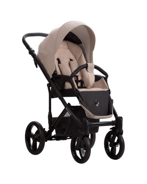 Детская коляска Bebetto Magnum Light Pro 3 в 1 с автокреслом Avionaut Cosmo 01 св.бежевая кожа
