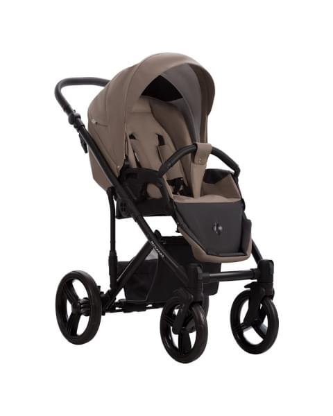 Детская коляска Bebetto Magnum Light Pro 3 в 1 с автокреслом Avionaut Cosmo 05 т.бежевая кожа