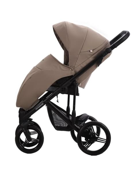 Детская коляска Bebetto Magnum Light Pro 3 в 1 с автокреслом Avionaut Cosmo 05 т.бежевая кожа