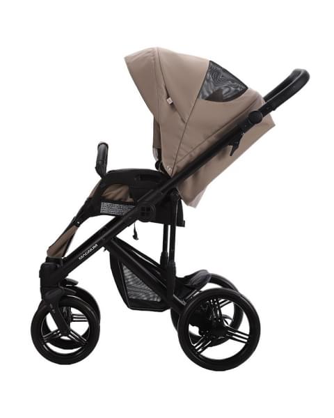 Детская коляска Bebetto Magnum Light Pro 3 в 1 с автокреслом Avionaut Cosmo 05 т.бежевая кожа
