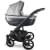 Детская коляска Bexa Ideal Eco 2 в 1 IE05 черный+св.серая кожа