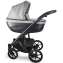 Детская коляска Bexa Ideal Eco 2 в 1 IE05 черный+св.серая кожа