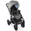 Детская коляска Bexa Ideal Eco 2 в 1 IE05 черный+св.серая кожа