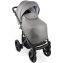 Детская коляска Bexa Ideal Eco 2 в 1 IE05 черный+св.серая кожа