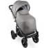 Детская коляска Bexa Ideal Eco 2 в 1 IE05 черный+св.серая кожа