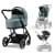 Детская коляска Cybex Balios S Lux BLK Aton B2 i-Size 3 в 1 Sky Blue с дождевиком/Volcano Black