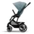 Детская коляска Cybex Balios S Lux BLK Aton B2 i-Size 3 в 1 Sky Blue с дождевиком/Volcano Black