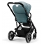 Детская коляска Cybex Balios S Lux BLK Aton B2 i-Size 3 в 1 Sky Blue с дождевиком/Volcano Black