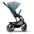 Детская коляска Cybex Balios S Lux BLK Aton B2 i-Size 3 в 1 Sky Blue с дождевиком/Volcano Black