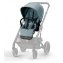 Детская коляска Cybex Balios S Lux BLK Aton B2 i-Size 3 в 1 Sky Blue с дождевиком/Volcano Black