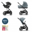 Детская коляска Cybex Balios S Lux BLK Aton B2 i-Size 3 в 1 Sky Blue с дождевиком/Volcano Black