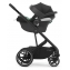 Детская коляска Cybex Balios S Lux BLK Aton B2 i-Size 3 в 1 Sky Blue с дождевиком/Volcano Black