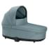 Детская коляска Cybex Balios S Lux BLK Aton B2 i-Size 3 в 1 Sky Blue с дождевиком/Volcano Black