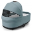 Детская коляска Cybex Balios S Lux BLK Aton B2 i-Size 3 в 1 Sky Blue с дождевиком/Volcano Black