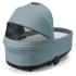 Детская коляска Cybex Balios S Lux BLK Aton B2 i-Size 3 в 1 Sky Blue с дождевиком/Volcano Black