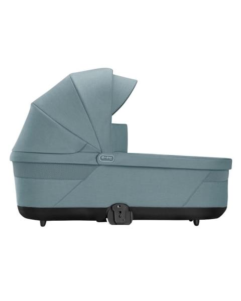 Детская коляска Cybex Balios S Lux BLK Aton B2 i-Size 3 в 1 Sky Blue с дождевиком/Volcano Black