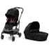 Детская коляска Cybex Melio 2 в 1 Street Real Black