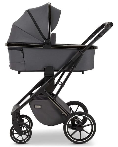 Детская коляска Moon Piu 2 в 1 2024 Anthrazit/black-chrome 644