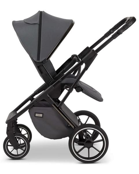 Детская коляска Moon Piu 2 в 1 2024 Anthrazit/black-chrome 644
