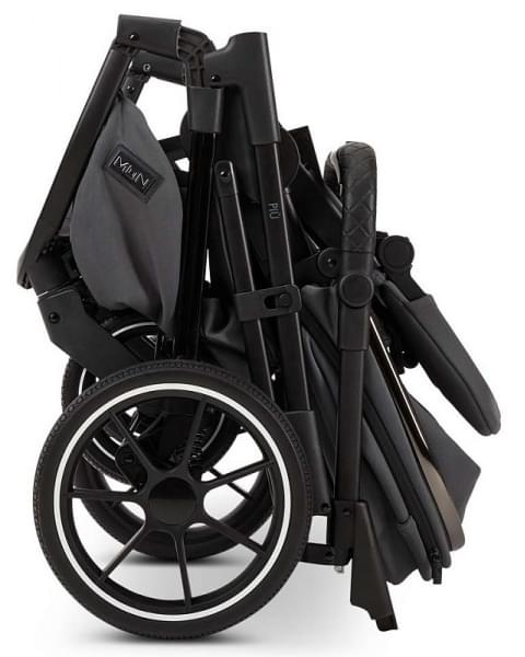 Детская коляска Moon Piu 2 в 1 2024 Anthrazit/black-chrome 644