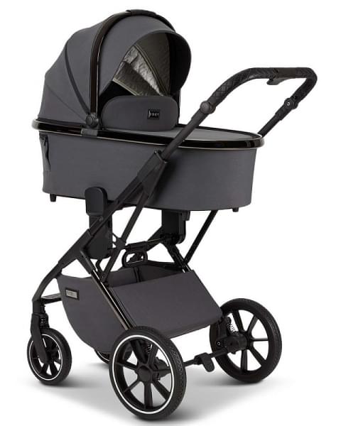 Детская коляска Moon Piu 2 в 1 2024 Anthrazit/black-chrome 644