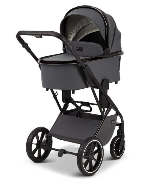 Детская коляска Moon Piu 2 в 1 2024 Anthrazit/black-chrome 644
