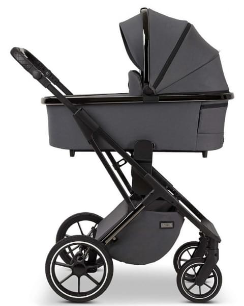 Детская коляска Moon Piu 2 в 1 2024 Anthrazit/black-chrome 644