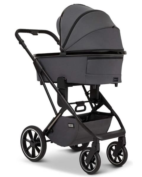 Детская коляска Moon Piu 2 в 1 2024 Anthrazit/black-chrome 644