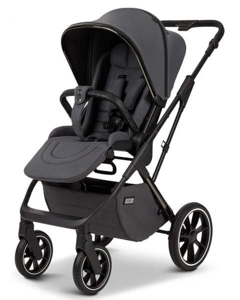 Детская коляска Moon Piu 2 в 1 2024 Anthrazit/black-chrome 644