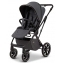 Детская коляска Moon Piu 2 в 1 2024 Anthrazit/black-chrome 644