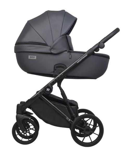 Детская коляска Riko Basic Montana Ecco 2 в 1 24 Graphite