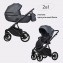Детская коляска Riko Basic Montana X Ecco 2 в 1 24 Graphite