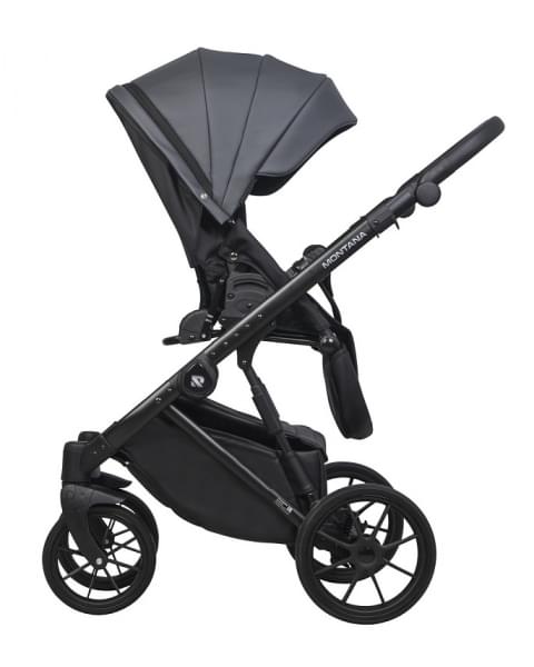 Детская коляска Riko Basic Montana Ecco 2 в 1 24 Graphite