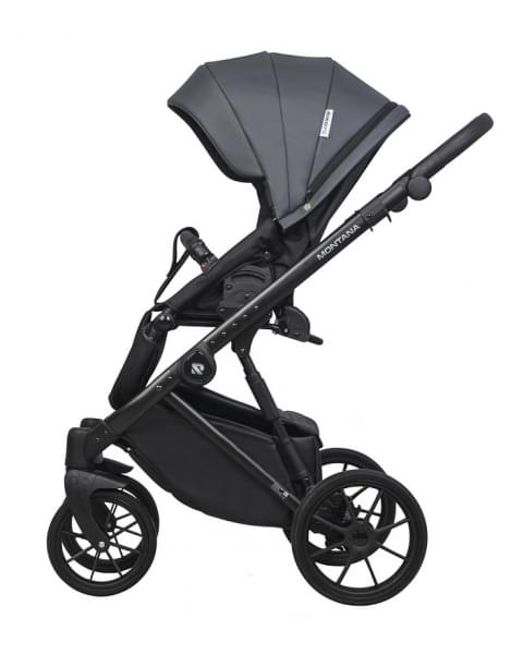 Детская коляска Riko Basic Montana Ecco 2 в 1 24 Graphite