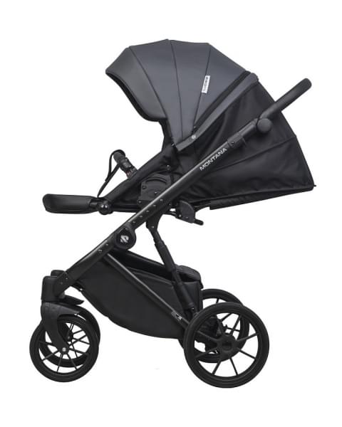 Детская коляска Riko Basic Montana Ecco 2 в 1 24 Graphite