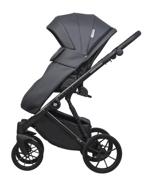 Детская коляска Riko Basic Montana Ecco 2 в 1 24 Graphite