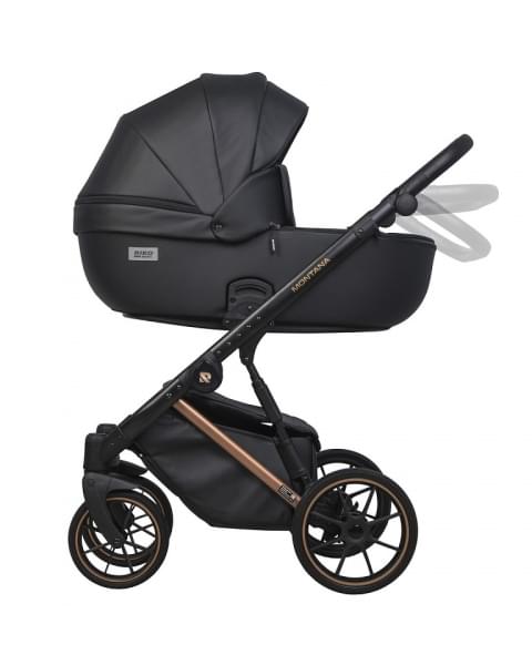 Детская коляска Riko Basic Montana Premium Copper 2 в 1 12 Black