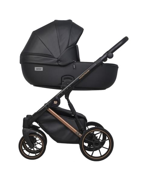 Детская коляска Riko Basic Montana Premium Copper 2 в 1 12 Black