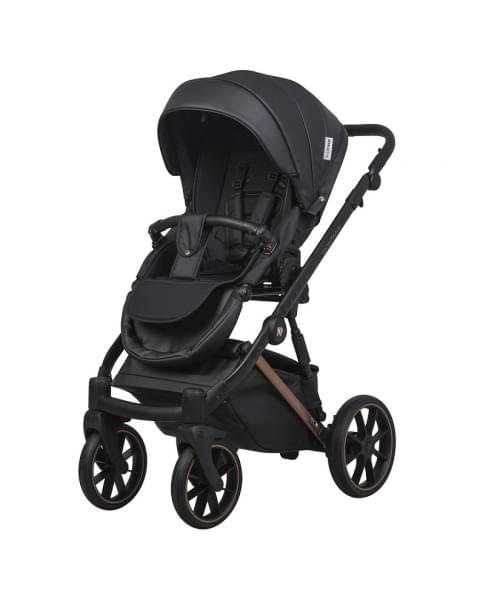 Детская коляска Riko Basic Montana Premium Copper 2 в 1 12 Black