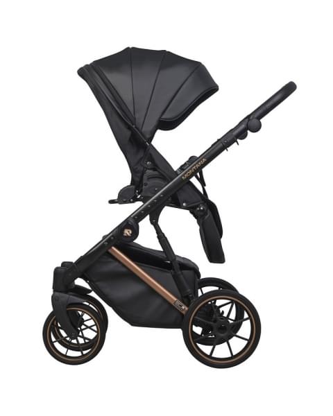 Детская коляска Riko Basic Montana Premium Copper 2 в 1 12 Black