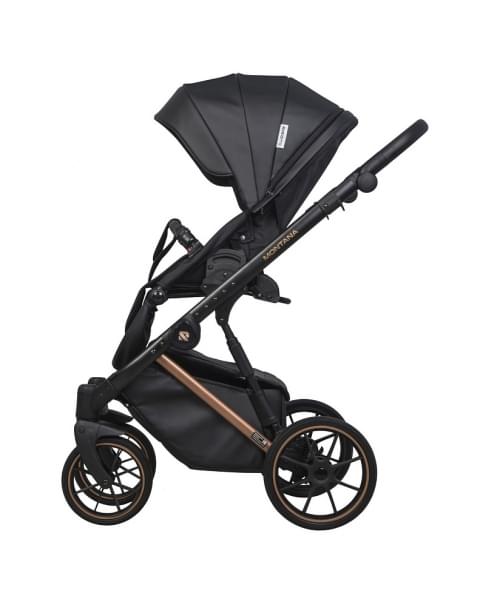 Детская коляска Riko Basic Montana Premium Copper 2 в 1 12 Black